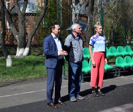 Кросс в учреждении по пересеченной местности в честь Дня Победы