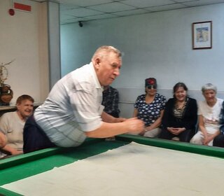 Спартакиада по следующим видам игр: бильярд, дартс и кегли