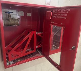 Профилактические мероприятия в ГАУ РХ «Абаканский пансионат ветеранов» по перекатке пожарных рукавов