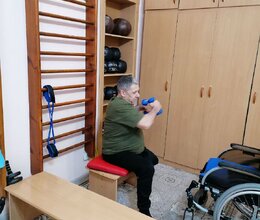 Занятия в кабинете ЛФК