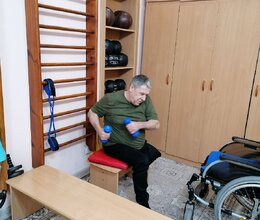 Занятия в кабинете ЛФК