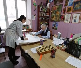 Занятия в комнате досуга