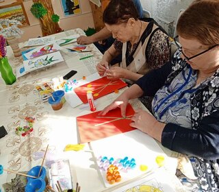 Занятия в комнате досуга