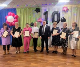 Саяногорское геронтологическое отделение празднует 10-летие со дня открытия.