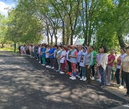 Кросс по пересеченной местности, приуроченный ко Дню Победы и Дню социального работника