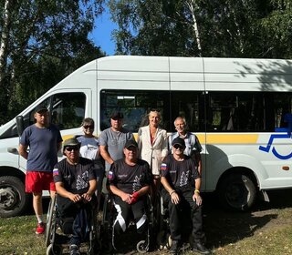 Спортивный пробег на колясках