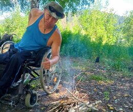 Спортивный пробег на колясках