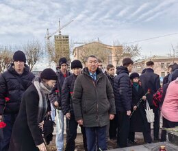 Коллектив пансионата ветеранов принял участие в торжественном митинге памяти жертвам политических репрессий