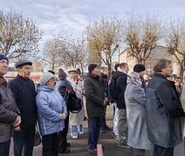 Коллектив пансионата ветеранов принял участие в торжественном митинге памяти жертвам политических репрессий