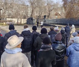 Коллектив пансионата ветеранов принял участие в торжественном митинге памяти жертвам политических репрессий