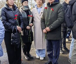 Коллектив пансионата ветеранов принял участие в торжественном митинге памяти жертвам политических репрессий