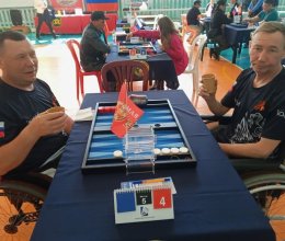 Соревнования по игре в длинные нарды в Аскизе