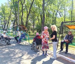 Прогулки на свежем воздухе — забота и здоровье наших ветеранов