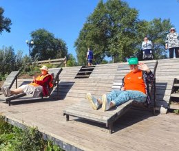 Завершаем летний сезон с прогулкой в Сквере Баранка