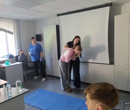 Обучение по оказанию первой помощи пострадавшим в Абаканском пансионате ветеранов
