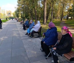 Прогулка в парке Победы