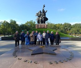 Прогулка в парке Победы